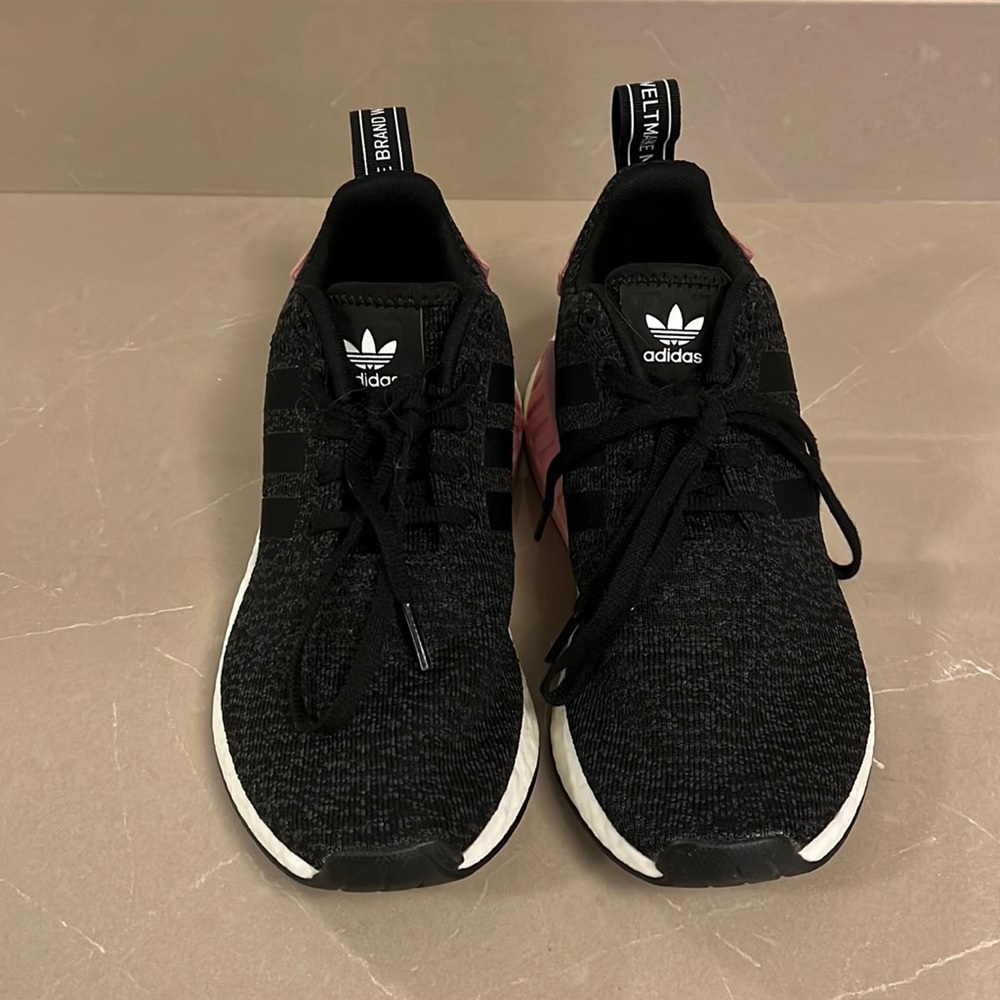Adidas NMD R2 Black Pink Womens B96387